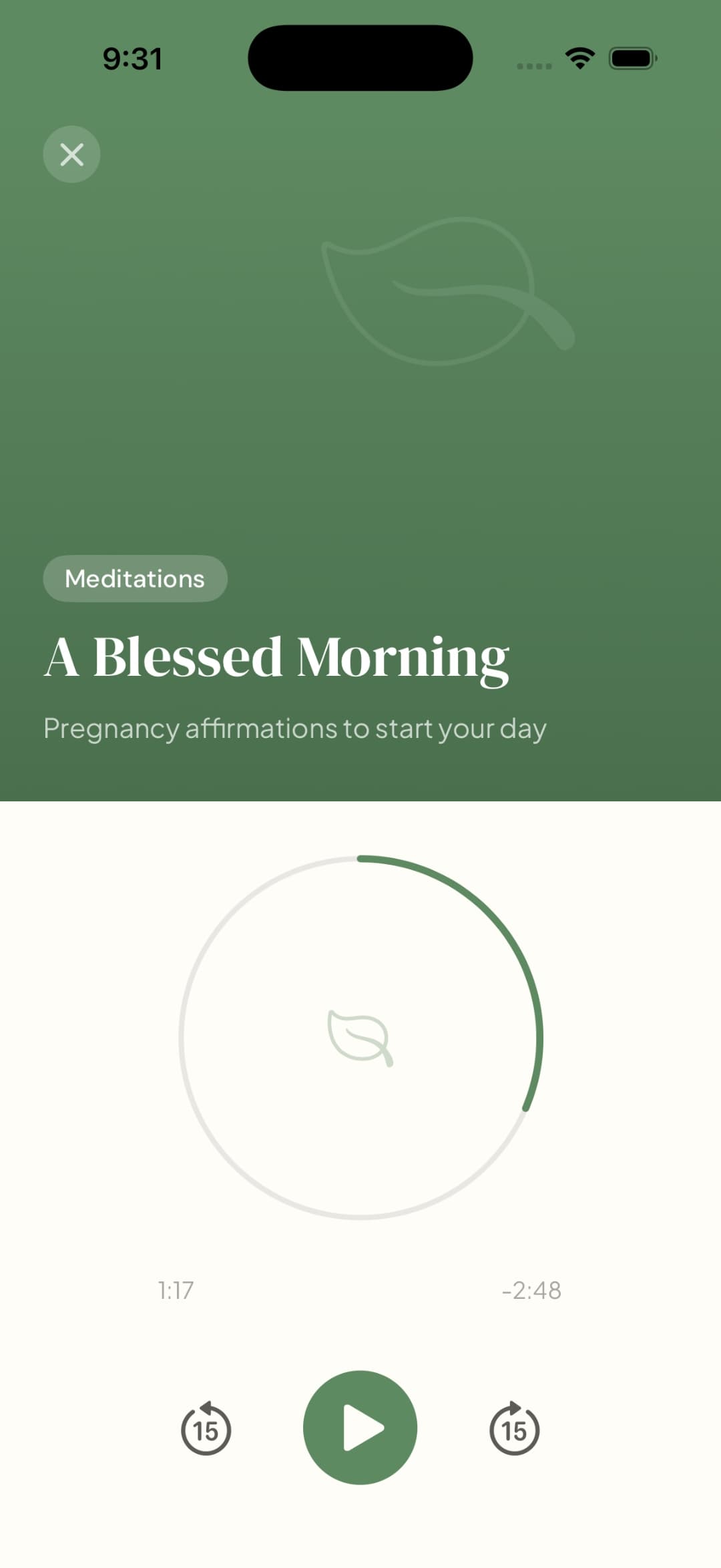 Eden meditation player